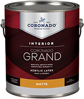 Wilson Paint & Wallpaper Coronado Grand is an acrylic paint and primer designed to provide exceptional washability, durability and coverage. Easy to apply with great flow and leveling for a beautiful finish, Grand is a first-class paint that enlivens any room.boom