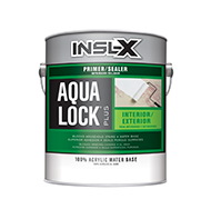 Wilson Paint & Wallpaper Aqua Lock Plus is a multipurpose, 100% acrylic, water-based primer/sealer for outstanding everyday stain blocking on a variety of surfaces. It adheres to interior and exterior surfaces and can be top-coated with latex or oil-based coatings.

Blocks tough stains
Provides a mold-resistant coating, including in high-humidity areas
Quick drying
Topcoat in 1 hourboom