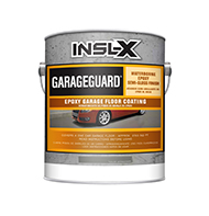 Wilson Paint & Wallpaper GarageGuard is a water-based, catalyzed epoxy that delivers superior chemical, abrasion, and impact resistance in a durable, semi-gloss coating. Can be used on garage floors, basement floors, and other concrete surfaces. GarageGuard is cross-linked for outstanding hardness and chemical resistance.

Waterborne 2-part epoxy
Durable semi-gloss finish
Will not lift existing coatings
Resists hot tire pick-up from cars
Recoat in 24 hours
Return to service: 72 hours for cool tires, 5-7 days for hot tiresboom